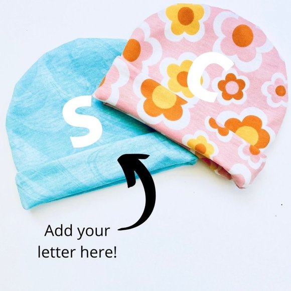 Personalized baby hat, custom baby hat, custom baby beanie, monogramed baby hat - Picture 2 of 6